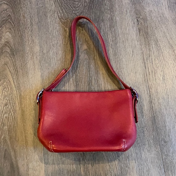 Coach Handbags - ⭐️HOST PICK!⭐️ Coach Red Soft Leather Cowhide Mini Purse